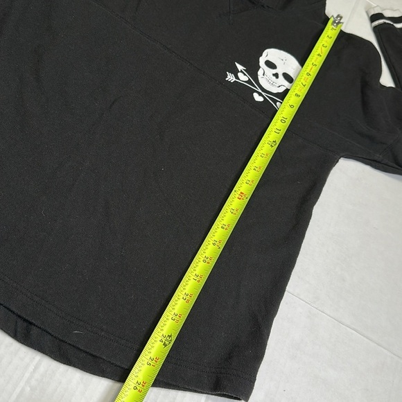 No Boundaries Women’s Size Small Black Hooded Long Sleeve Skull - Picture 6 of 6